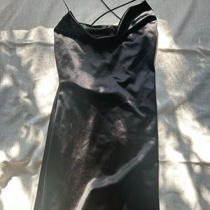 Black mini dress xs I bought it at macys idk the brand but in good condition